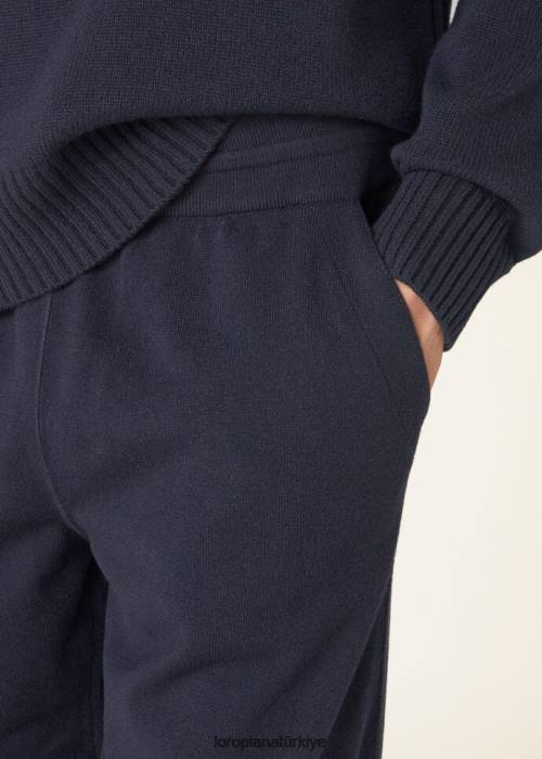 Loro Piana Giyim FZ0H980 flanel melanj (m004) erkekler merano pantolon